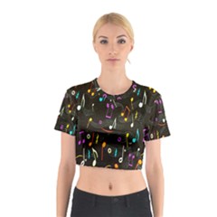 Fabric Cloth Textile Clothing Cotton Crop Top by Nexatart