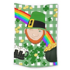 Lucky Irish Large Tapestry by Valentinaart