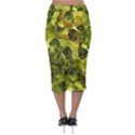 Olive Seamless Camouflage Pattern Midi Pencil Skirt View2