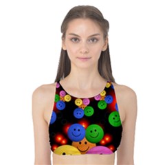 Smiley Laugh Funny Cheerful Tank Bikini Top by Nexatart