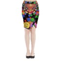 Smiley Laugh Funny Cheerful Midi Wrap Pencil Skirt View1