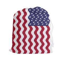 American Flag Drawstring Pouches (xxl) by OneStopGiftShop