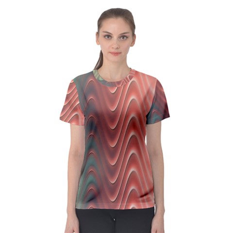 Texture Digital Painting Digital Art Women s Sport Mesh Tee by Nexatart