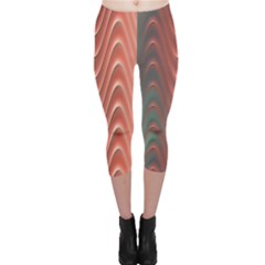 Texture Digital Painting Digital Art Capri Leggings  by Nexatart