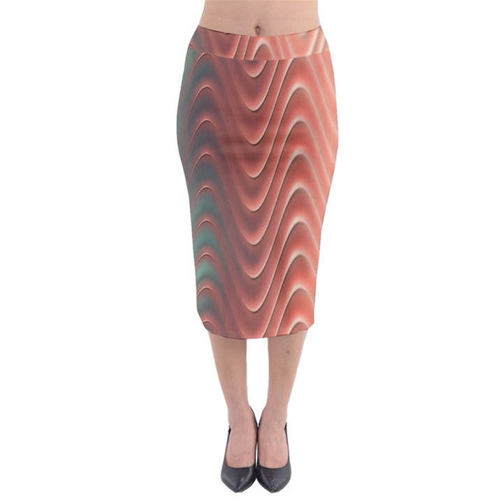 Texture Digital Painting Digital Art Midi Pencil Skirt