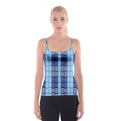 Textile Structure Texture Grid Spaghetti Strap Top by Nexatart