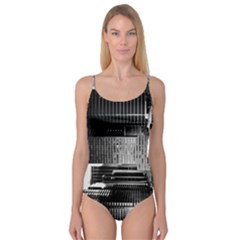 Urban Scene Street Road Busy Cars Camisole Leotard  by Nexatart