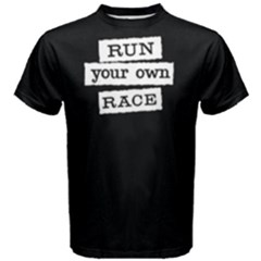 Run Your Own Face - Men s Cotton Tee by FunnySaying