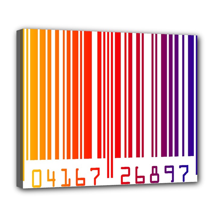 Code Data Digital Register Deluxe Canvas 24  x 20  