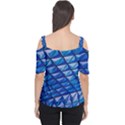 Lines Geometry Architecture Texture Women s Cutout Shoulder Tee View2