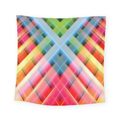 Graphics Colorful Colors Wallpaper Graphic Design Square Tapestry (small) by Amaryn4rt