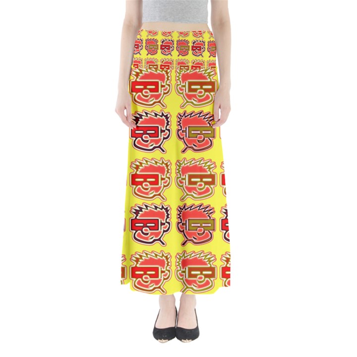 Funny Faces Maxi Skirts