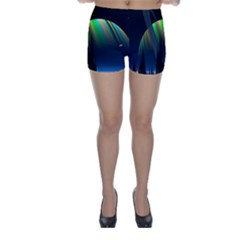 Planets In Space Stars Skinny Shorts by Amaryn4rt