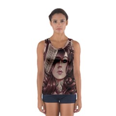 Beautiful Women Fantasy Art Women s Sport Tank Top  by Amaryn4rt