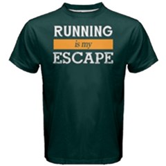 Running Is My Escape - Men s Cotton Tee by FunnySaying