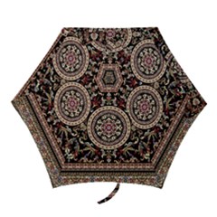 Vectorized Traditional Rug Style Of Traditional Patterns Mini Folding Umbrellas by Amaryn4rt