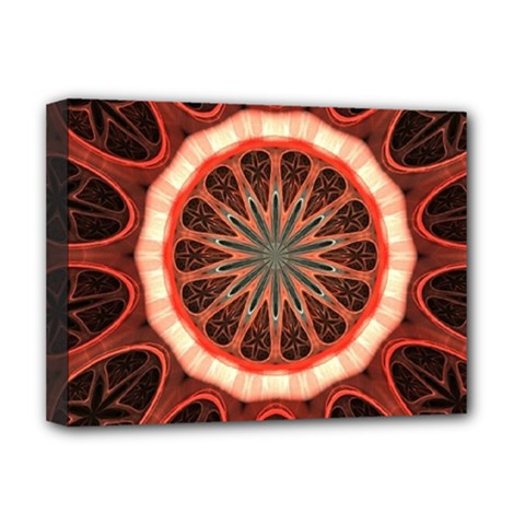 Circle Pattern Deluxe Canvas 16  X 12   by Amaryn4rt