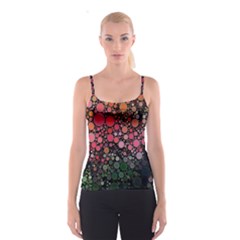 Circle Abstract Spaghetti Strap Top by Amaryn4rt