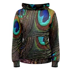 Peacock Feathers Women s Pullover Hoodie by Simbadda