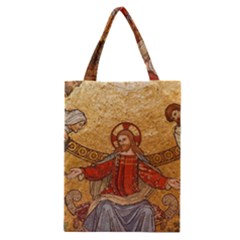 Gold Jesus Classic Tote Bag by boho