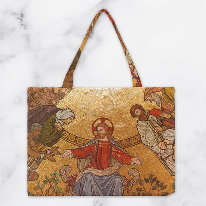 Gold Jesus Medium Tote Bag