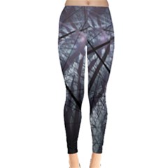 Fractal Art Picture Definition  Fractured Fractal Texture Leggings  by Simbadda