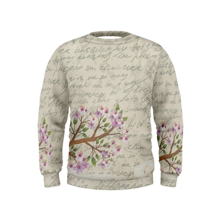 Cherry blossom Kids  Sweatshirt