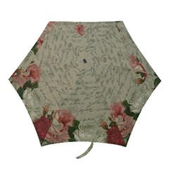 Vintage Roses Mini Folding Umbrellas by Valentinaart