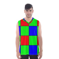 Bayer Pattern Men s Basketball Tank Top by Simbadda