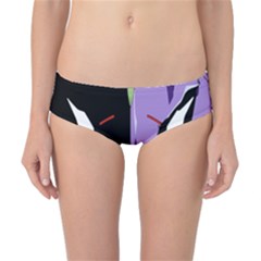 Monster Face Drawing Paint Classic Bikini Bottoms by Simbadda