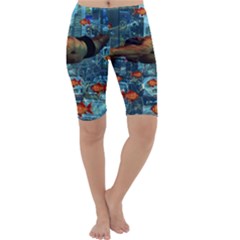 Urban Swimmers   Cropped Leggings  by Valentinaart