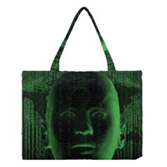 Code  Medium Tote Bag by Valentinaart