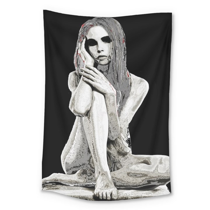 Stone girl Large Tapestry