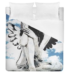 Angel Duvet Cover (queen Size) by Valentinaart