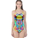 Arcturian Metamorphosis Grid - One Piece Swimsuit View1