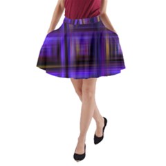 Background Texture Pattern Color A-line Pocket Skirt by Simbadda