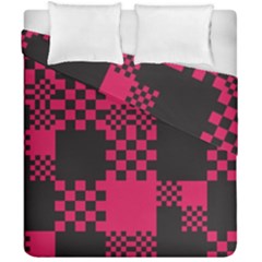 Cube Square Block Shape Creative Duvet Cover Double Side (california King Size) by Simbadda