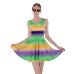 Mardi Gras Strip Tie Die Skater Dress by PhotoNOLA