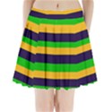 Mardi Gras Stripes Pleated Mini Skirt View1