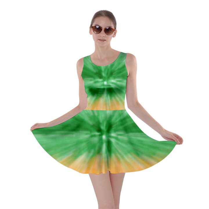 Mardi Gras Tie Die Skater Dress