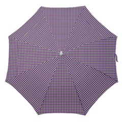 Mardi Gras Purple Plaid Straight Umbrellas by PhotoNOLA