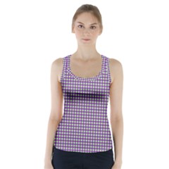 Mardi Gras Purple Plaid Racer Back Sports Top by PhotoNOLA