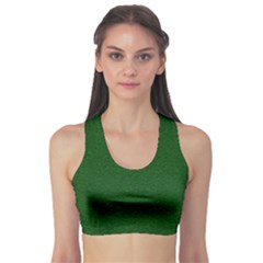 Texture Green Rush Easter Sports Bra by Simbadda