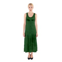 Texture Green Rush Easter Sleeveless Maxi Dress by Simbadda