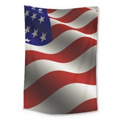 Flag United States Stars Stripes Symbol Large Tapestry by Simbadda