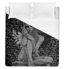 Angel Duvet Cover (queen Size) by Valentinaart