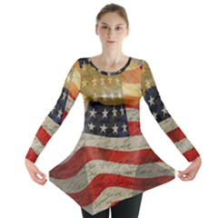 American President Long Sleeve Tunic  by Valentinaart