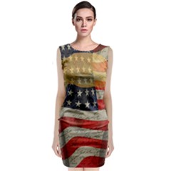 American President Classic Sleeveless Midi Dress by Valentinaart