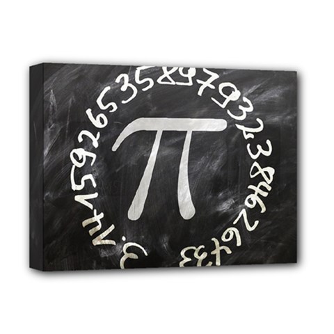 Pi Deluxe Canvas 16  X 12   by Valentinaart