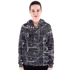 School Board  Women s Zipper Hoodie by Valentinaart